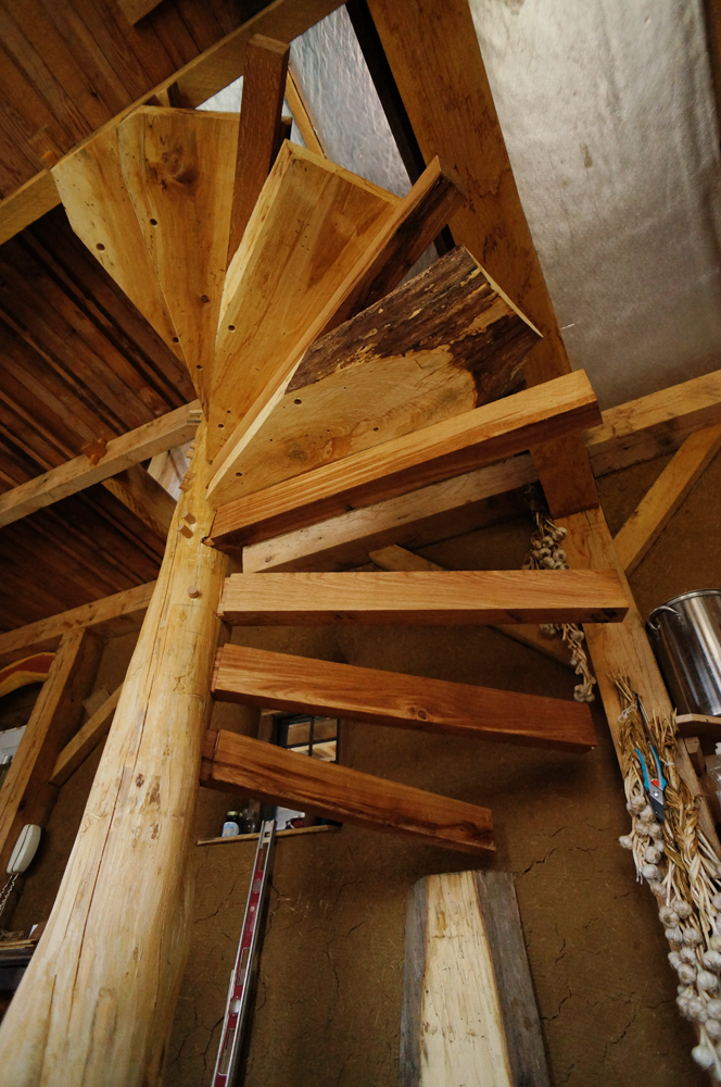 DIY Wooden Spiral Staircase Design How We Built It The Year of Mud